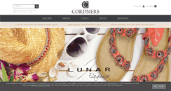 Desktop Screenshot of cordners.co.uk
